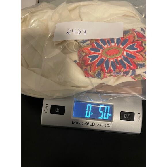 Lucky Lotus Shirt Womens 1X White Mandala Floral Graphic Scoop Neck READ - Picture 10 of 10